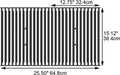 Broil King 11228 Cooking Grid - Signet™/Crown™ - Cast Iron - 2 Pcs