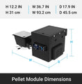 Broil King Baron 5 Burner Pellet Module Conversion Kit - Black - 675001