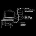 Broil King 68004 Hose - 4-Ft Adapter - SS Braid