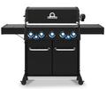 Broil King Baron 590 PRO 5-Burner Gas Grill w/ Rotisserie & Side Burner - Shadow 675144 - Bourlier's Barbecue and Fireplace