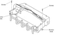 Monessen Natural Gas Ember Blaze Vent Free Manual Burner for Aged Hickory Logs DEB20NM