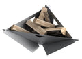 MF Fire 33 Inch Delta Collapsible Wood Burning Fire Pit - Bourlier's Barbecue and Fireplace