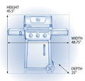 Napoleon Natural Gas Freestyle™ 365 3 Burner Gas Grill F365DNGT