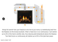 Majestic & Heatilator, Heat-n-glo HEAT-ZONE-TOP Adapter for Direct Vent Fireplaces