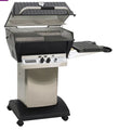 Broilmaster Premium Propane Gas Grill On Stainless Steel Cart P3XF + PCB1 + SKFB2