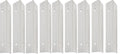 Napoleon Gas Grill Replacement Sear Plate Set of (9) for Rogue 625, Prestige 665 S87026 - Bourlier's Barbecue and Fireplace