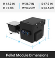Broil King Baron 4 Burner Pellet Module Conversion Kit - Black - 674001