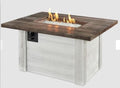 Great Outdoor Room Alcott Rectangular Gas Fire Pit Table ALC-1224 - Bourlier's Barbecue and Fireplace