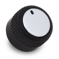 Broil King 17010 Knob - Large Control Knob - Resin and Chrome - Bourlier's Barbecue and Fireplace