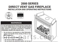 Weathered Fire Brick Liner Kit for Monessen 2000 Series Direct Vent FB4742W10B