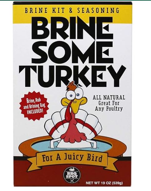 Brine Some Turkey - All-Natural 19 Ounce Brine Kit and Seasoning by BBQ Spot OW85235 - Bourlier's Barbecue and Fireplace