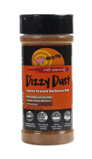 Dizzy Dust Coarse-Grind BBQ Seasoning - 8 oz - Bourlier's Barbecue and Fireplace