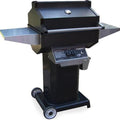 Phoenix Black Gas Grill/ Smoker/ Roaster On Aluminum Cart Mount Propane - PFMGBOC-P