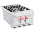 Blaze Professional LUX Built-In Natural Gas Power Burner w/ Wok Ring & Lid - BLZ-PROPB-NG - Bourlier's Barbecue and Fireplace