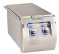 Fire Magic Double Natural Gas Side Burner - Echelon Diamond Style Built-In  32815 - Bourlier's Barbecue and Fireplace