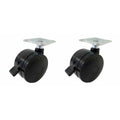 Broil King 10892-23 Regal And Imperial Locking Swivel Caster With Mounting Flange (2 Pack) - Bourlier's Barbecue and Fireplace