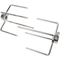 GrillPro 60120 Universal Replacement Rotisserie Meat Forks for 3/8-IN Spit Rod (2 Pack)
