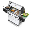 Broil King Regal S590 PRO Propane Gas Grill w/ Upgrade Infra Red Sear Side Burner 958344