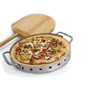 Broil King 69815 Professional Pizza Stone with Stainless Steel Support