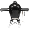 Primo All-In-One Round Ceramic Kamado Grill With Cradle & Side Shelves - PGCRC
