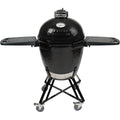 Primo All-In-One Round Ceramic Kamado Grill With Cradle & Side Shelves - PGCRC