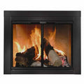 Residential Retreat AB-1042 Ardmore Fireplace Bifold Smoked Glass Door - Black Finish (Large) - Bourlier's Barbecue and Fireplace