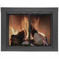Residential Retreat Carson Fireplace Bifold Smoked Glass Door - Vintage Iron Finish - Bourlier's Barbecue and Fireplace