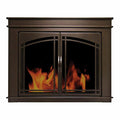 Residential Retreat FW-6502 Farnworth Fireplace Cabinet Style Smoked Glass Door - Oil Rubbed Bronze Finish (Large) - Bourlier's Barbecue and Fireplace