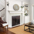 Hearthcraft Essentials Farnsworth Fireplace Cabinet Style Smoked Glass Door - Oil Rubbed Bronze Finish (Medium) FW-6501