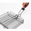 GrillPro 24876 Deluxe Non-Stick Broiler Basket with Detachable Handle