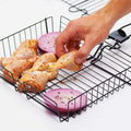 GrillPro 24876 Deluxe Non-Stick Broiler Basket with Detachable Handle