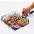 GrillPro 24876 Deluxe Non-Stick Broiler Basket with Detachable Handle
