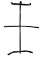E-Z Que Cradle Rotisserie Stainless Steel Lock Arm Fork Meat Holder Gas Grill